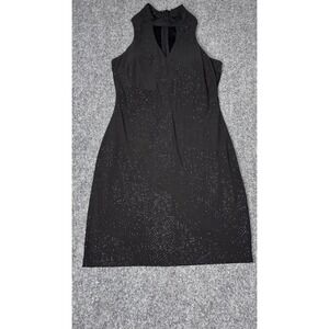 Speechless Black Rhinestone Halter Neckline Cutout‎ Back Party Dress Size 7